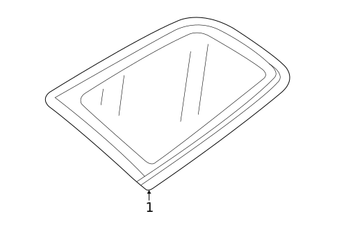 Glass & Hardware for 2002 Volvo V40 #0