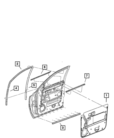 Weatherstrips and Seals for 2009 Dodge Dakota #0