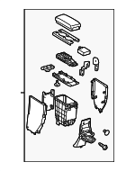 5890552060C0 - Body: Storage Compartment for Toyota: Prius C Image
