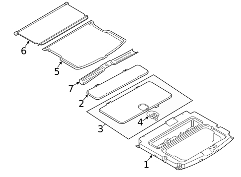 Interior Trim - Rear Body for 2011 Ford Escape #0