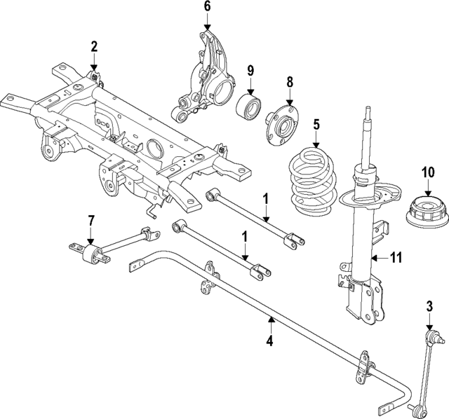546187LF0A - : Suspension Stabilizer Bar Link Kit for Nissan Image
