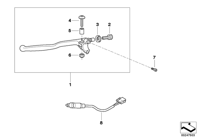 32727650996 - : Bearing Shell, Black for BMW-Motorrad Image