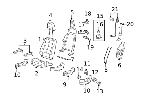 Power Seats for 2005 Mercury Monterey #1