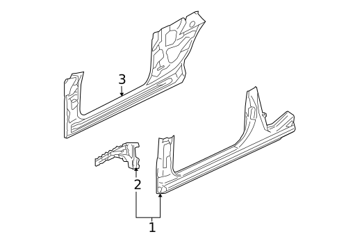 Hinge Pillar for 2007 Audi A4 Quattro #1