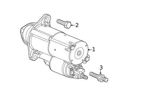 Starter for 2017 Chevrolet Sonic #1