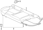 5H0885405SWPE - Body: Seat Cover for Volkswagen Image
