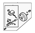 585004D501 - : Brake Booster for Kia: Sedona Image