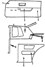 20595663 - Body: Front Door Trim for GM Image