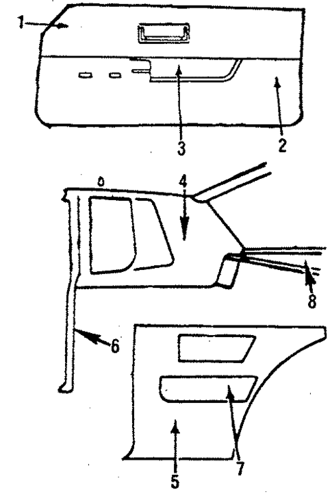 Interior Trim for 1987 Pontiac Grand Prix #0