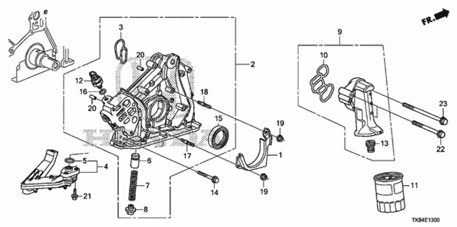 Oil Pump for 2011 Honda Odyssey #0
