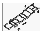 50100ZV10B - Body: Frame Assembly for Nissan: TITAN Image