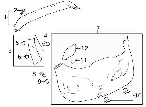 Interior Trim for 2017 Chevrolet Bolt EV #0