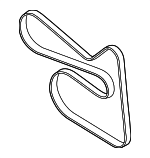 3C260849A - : Serpentine Belt for Volkswagen: Jetta Image