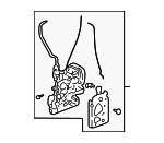 72112S9AA02 - : 2002-2006 Honda CR-V - Lock Assembly R Front Door for Honda: CR-V Image