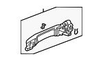 72140S9A003 - Body: Handle, Outside for Honda: CR-V Image