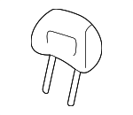 81140S10A01ZA - Body: Headrest for Honda: CR-V Image