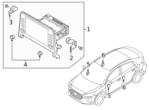 Sound System for 2020 Hyundai Ioniq #0