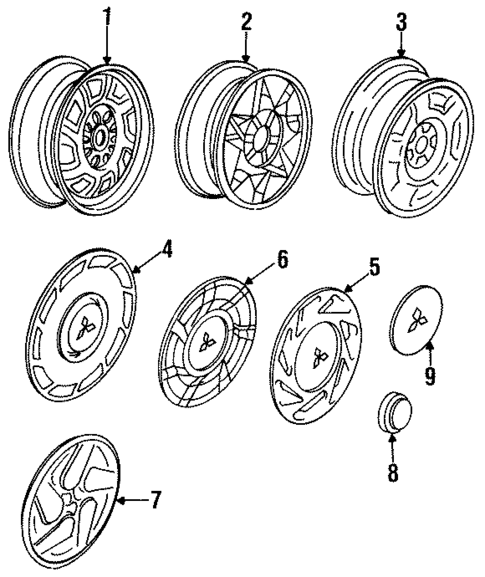 Covers & Trim for 1992 Mitsubishi Eclipse #0