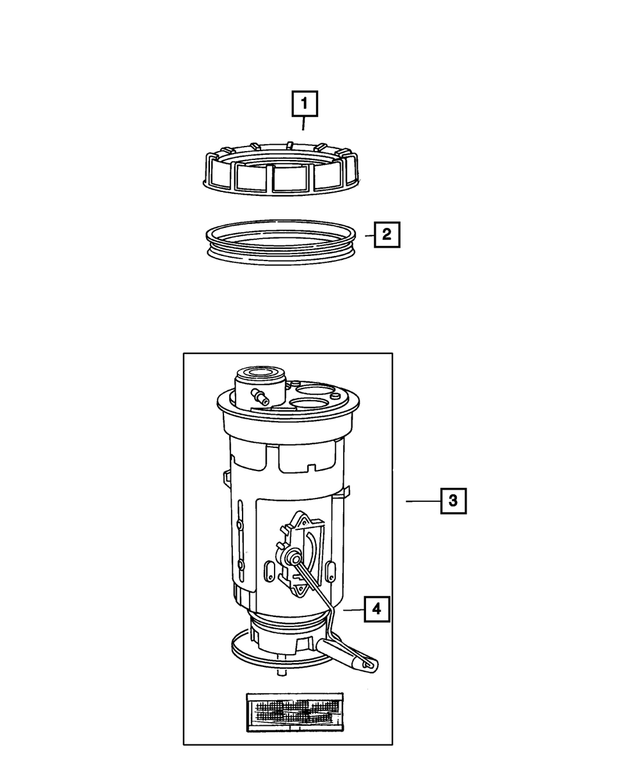 5134554AE - Fuel: Fuel Pump/level Unit Module Package for Mopar Image image