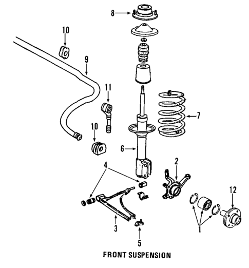 Front Suspension for 2003 Volkswagen Jetta #0