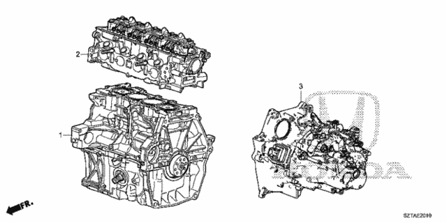 Engine Assy. - Transmission Assy. for 2016 Honda CR-Z #0