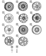5VJ71DX8AB - Wheels: Aluminum Wheel for Mopar Image