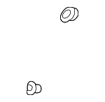 8D1955746 - : Wiper Frame Spacer for Audi: A4, A4 Quattro, A6, A6 Quattro, Allroad Quattro, RS4, S4, S6 Image