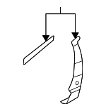 YS4Z5424382SA - Body: Pillar Reinforced for Ford: Focus Image