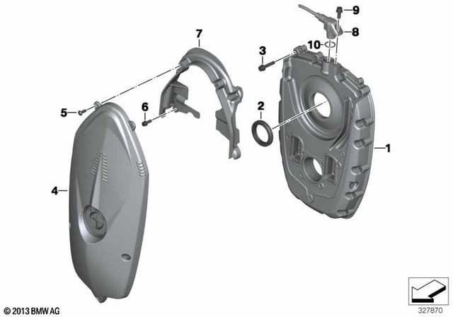 11147719509 - Engine: Gear Box Gear, Black -  for BMW-Motorrad Image