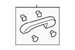 83240T20A01ZA - Body: Grip Handle for Honda Image