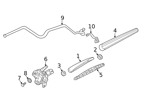 Wiper & Washer Components for 2019 Chevrolet Equinox #1