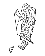 88350AR010 - Body: Seat Back Pad for Genesis: GV70 Image