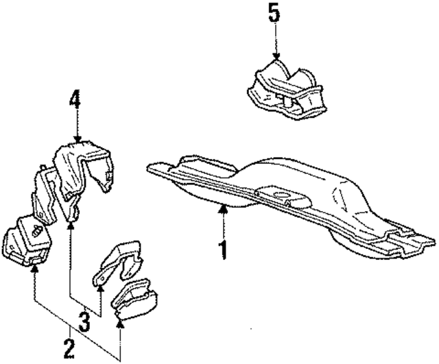 MB436350 - Engine: Cross-member for Mopar Image