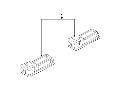 License Lamps for 2022 Porsche Taycan #3