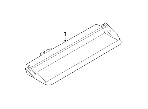 High Mounted Stop Lamp for 2015 Volkswagen CC #0