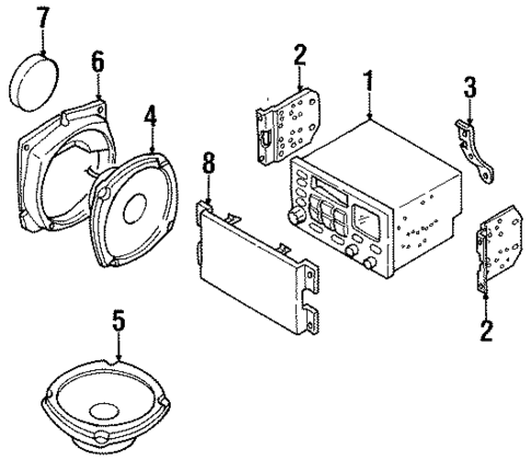 Sound System for 2001 Chevrolet Metro #0