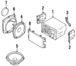 30024417 - Body: Radio Bracket for Chevrolet: Metro Image