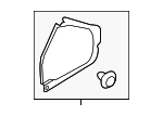 61208FL010 - Body: Pad for Subaru Image