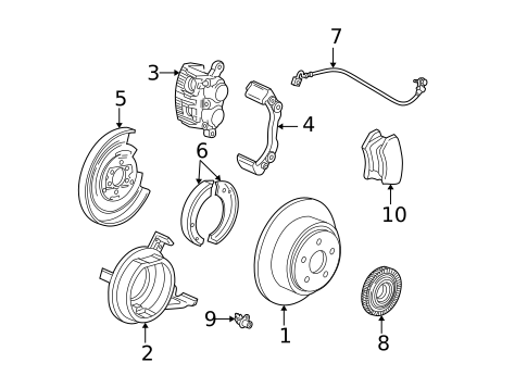 Disc Pads & Brake Shoes for 2004 Ford F-150 Heritage #0