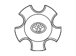 426030C110 - Suspension: Center Cap for Toyota: Sequoia, Tundra Image