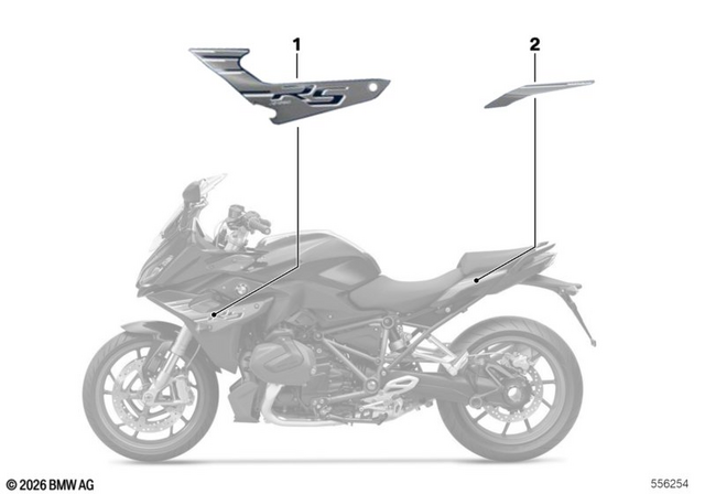 51148406428 - : Decor, Right for BMW-Motorrad Image