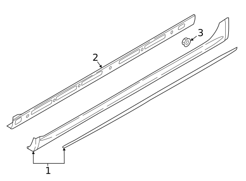 Exterior Trim - Pillars for 2017 Audi A4 allroad #0