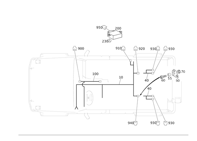 4635403506 - : Wiring Harness for Mercedes-Benz Image
