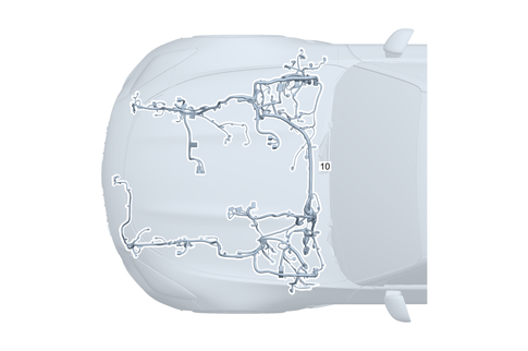 Body-Side Engine Wiring Harness for 2026 Mercedes-Benz AMG GT 55 #0