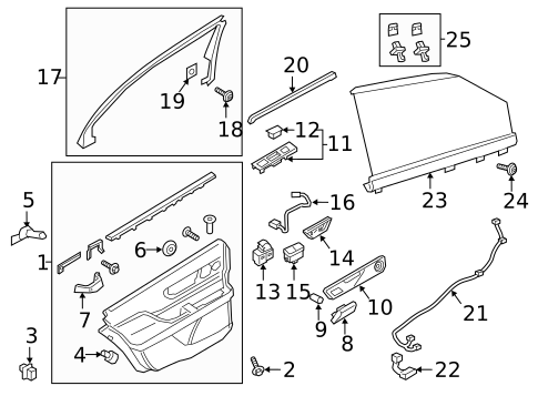 Rear Door for 2017 Lincoln Continental #2