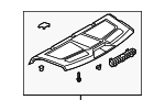 17A86341382V - Body: Package Tray for Volkswagen: Jetta Image