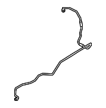 4H0201995D - Emission System: Breather Tube for Audi Image