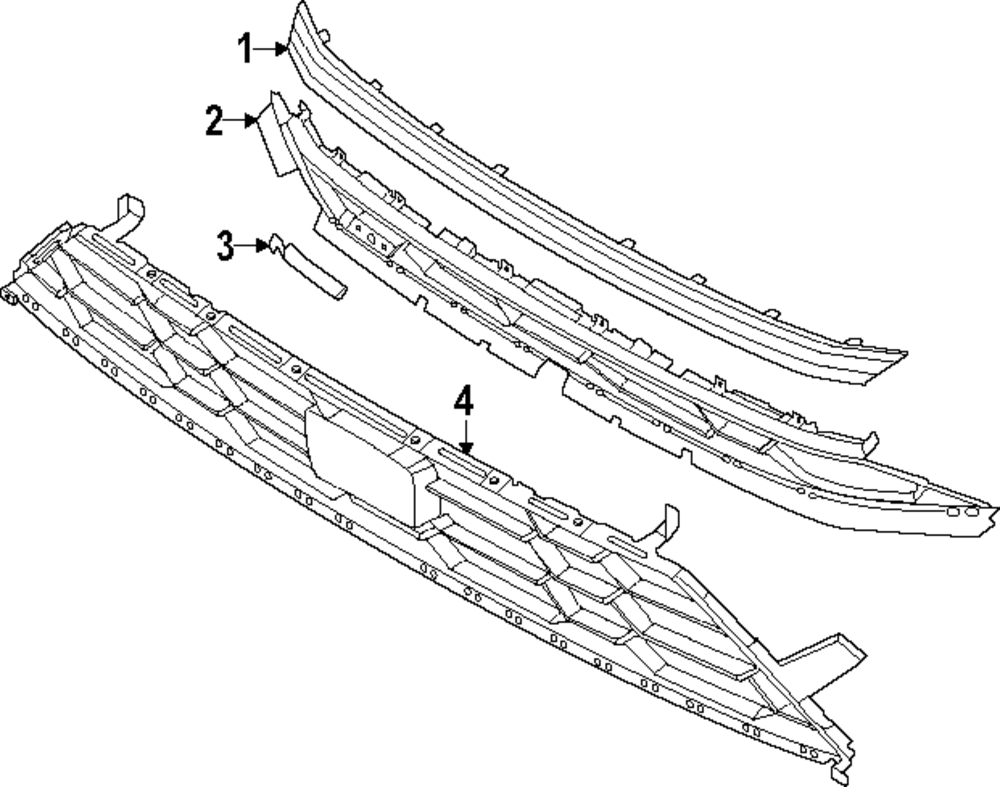 2024-2025 Hyundai Elantra N Lower Grille 86531-IB100 | OEM