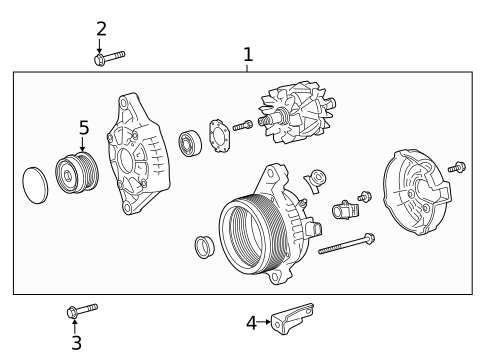 Alternator for 2019 Toyota Avalon #0