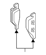 8R0698151L - Brakes: Disc Brake Pad Set for Audi Image